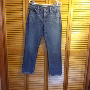 Land's End Women's Midrise Straight Leg Jeans.